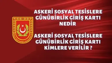 Askeri Sosyal Tesislere Günübirlik Giriş Kartı Nedir, Askeri Sosyal Tesislere Günübirlik Giriş Kartı Kimlere Verilir