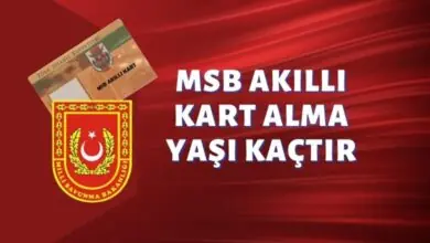 MSB Akıllı Kart Alma Yaşı Kaçtır