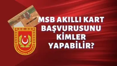 MSB Akıllı Kart Başvurusunu Kimler Yapabilir