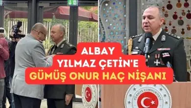 Almanya Albay Yılmaz ÇETİN'e Gümüş Onur Haç Nişanı Takdim Etti