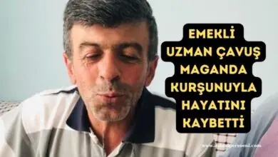 Emekli Uzman Çavuş Maganda Kurşunuyla Hayatını Kaybetti