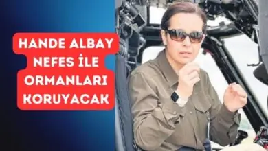 Hande Albay Nefes İle Ormanları Koruyacak