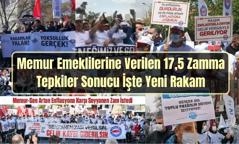 Memur Emeklilerine Verilen 17,5 Zamma Tepkiler Sonucu İşte Yeni Rakam 1 Memur Emeklilerine Verilen 17,5 Zamma Tepkiler Sonucu İşte Yeni Rakam