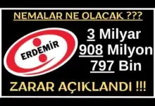 Erdemir Zarar Açıkladı Nemalara Etkisi Ne Olacak