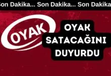 OYAK Satacağını Duyurdu