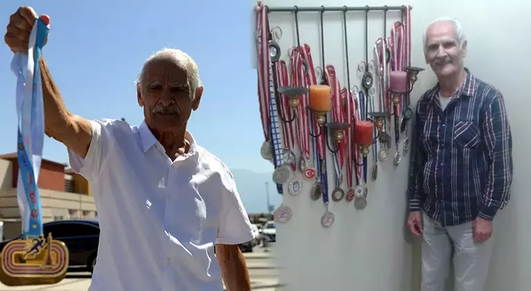 84 Yaşındaki Emekli Albayın Sayısız Madalyası Aklımda Dünya Şampiyonluğu Var