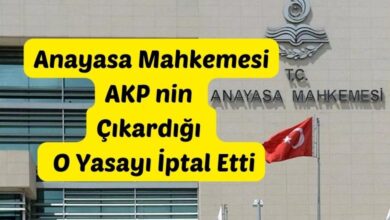 Anayasa Mahkemesi AKPnin Çıkardığı O Yasayı İptal Etti