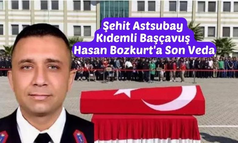 Şehit Astsubay Kıdemli Başçavuş Hasan Bozkurt'a Son Veda