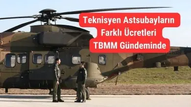 Teknisyen Astsubayların Farklı Ücretleri TBMM Gündeminde