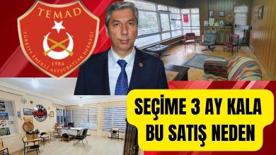 Seçime 3 Ay Kala TEMAD'dan Satılık Yetişen Alıyor