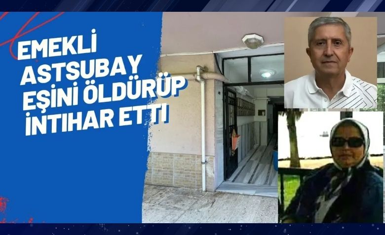 Emekli Astsubay Önce Eşini Vurdu Sonra İntihar Etti