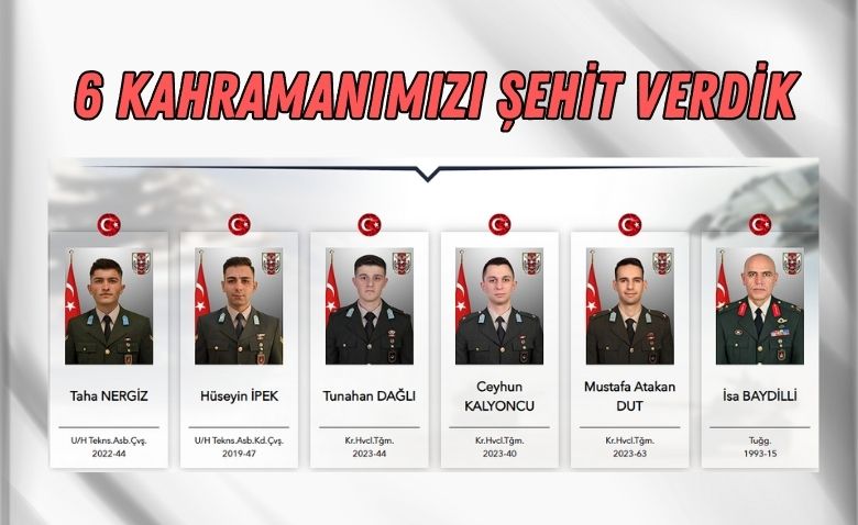 Helikopter Kazasında 1 General 3 Teğmen ve 2 Astsubayımız Şehit Oldu İşte Kimlikleri !!