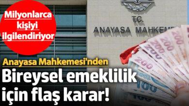 anayasa mahkemesinden bireysel emeklilik icin iptal karari VKxWkGVj