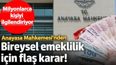 Anayasa Mahkemesi'nden bireysel emeklilik için 'iptal' kararı! 6 anayasa mahkemesinden bireysel emeklilik icin iptal karari VKxWkGVj