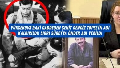 Yüksekova'daki Caddeden Şehit Cengiz Topel'in Adı Kaldırıldı! Sırrı Süreyya Önder Adı Verildi