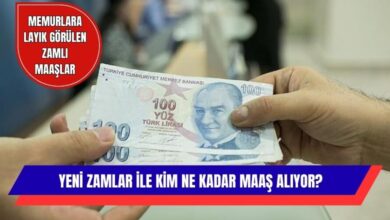 Memurlara Layık Görülen Zamlı Maaşlar