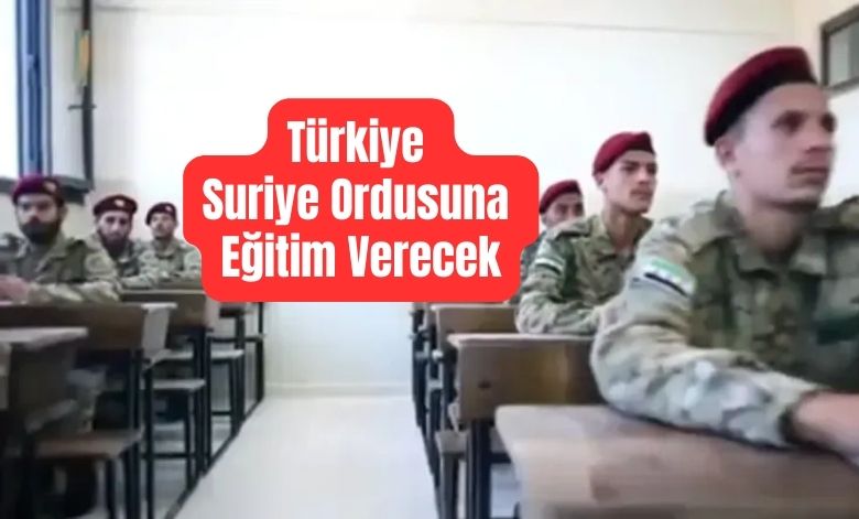 Türkiye Suriye Ordusuna Eğitim Verecek