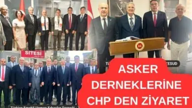 Asker Derneklerine CHP'den Ziyaret 1 chp asker derneklerini ziayret etti