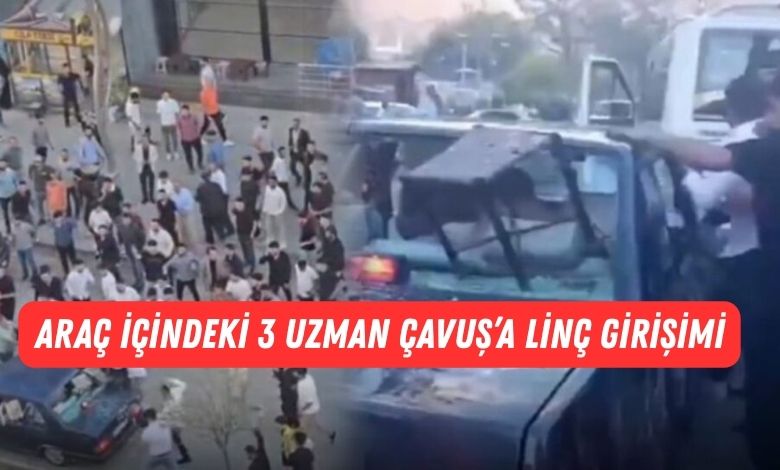 Araç İçindeki 3 Uzman Çavuşa Link Girişimi