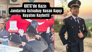 KKTC'de Kaza Jandarma Astsubay Hasan Kapçı Hayatını Kaybetti