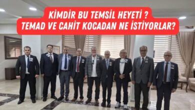 Kimdir Bu Temsil Heyeti TEMAD ve Cahit Kocadan Ne İstiyorlar