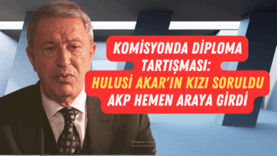 Komisyonda Diploma Tartışması Hulusi Akar'ın Kızı Soruldu AKP Hemen Araya Girdi