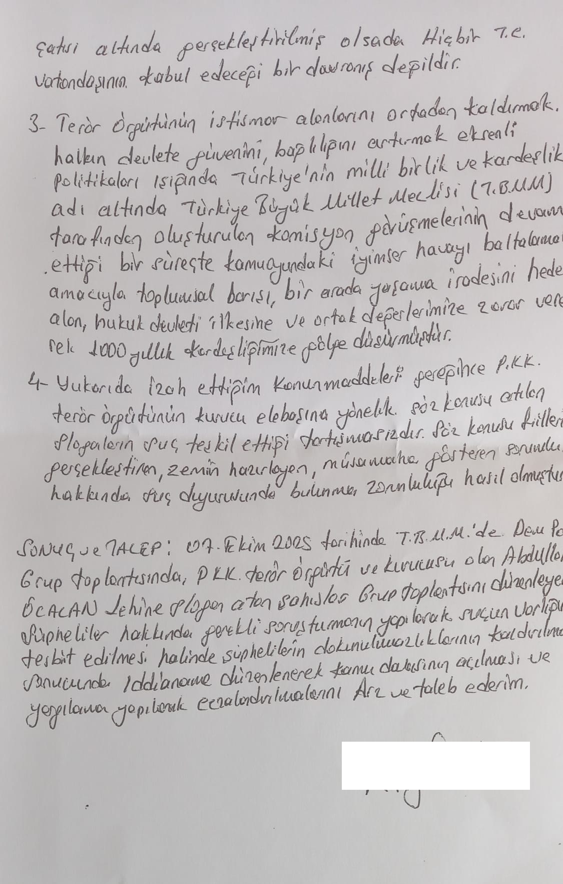 necmi tengilimoğlu dilekçe 2