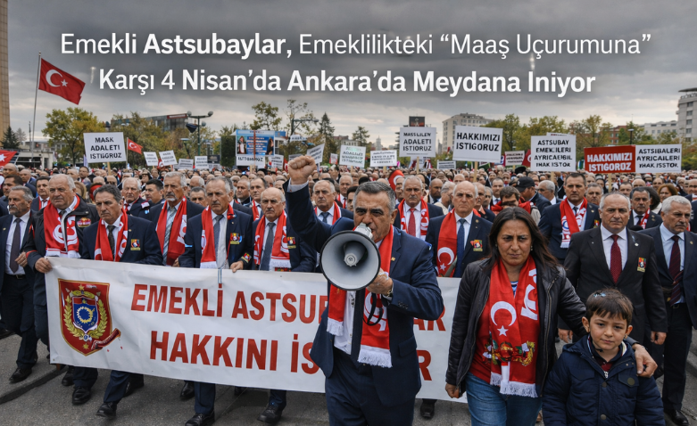 Astsubaylar, Emeklilikteki “Maaş Uçurumuna” Karşı 4 Nisan’da Ankara’da Meydana İniyor.