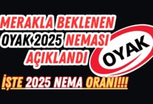 Oyak 2025 Nema Oranı